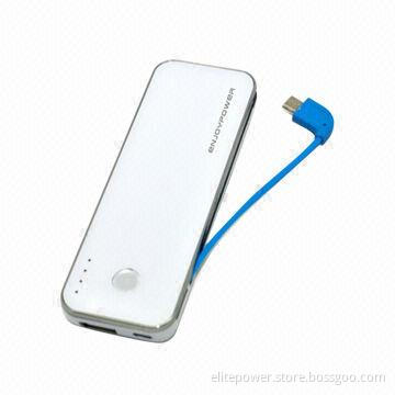 Charger for iPhone 5, Power Bank with 4,500mAh, Suitable for Samsung Galaxy/HTC/RIM's BlackBerry